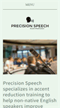 Mobile Screenshot of precisionspeech.com